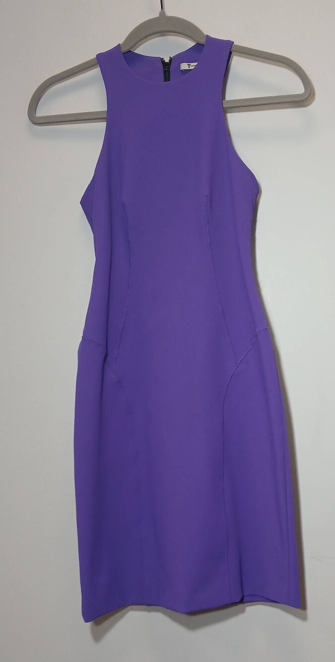 Alexander wang womens size 2 purple dress Bodycon stretch